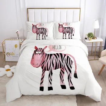 Yi Chu Xin cartoon zebra Bedding Sets kids animal Duvet Cover Pillow Cases full size bed set
Yi Chu Xin cartoon zebra Bedding Sets kids animal Duvet Cover Pillow Cases full size bed set