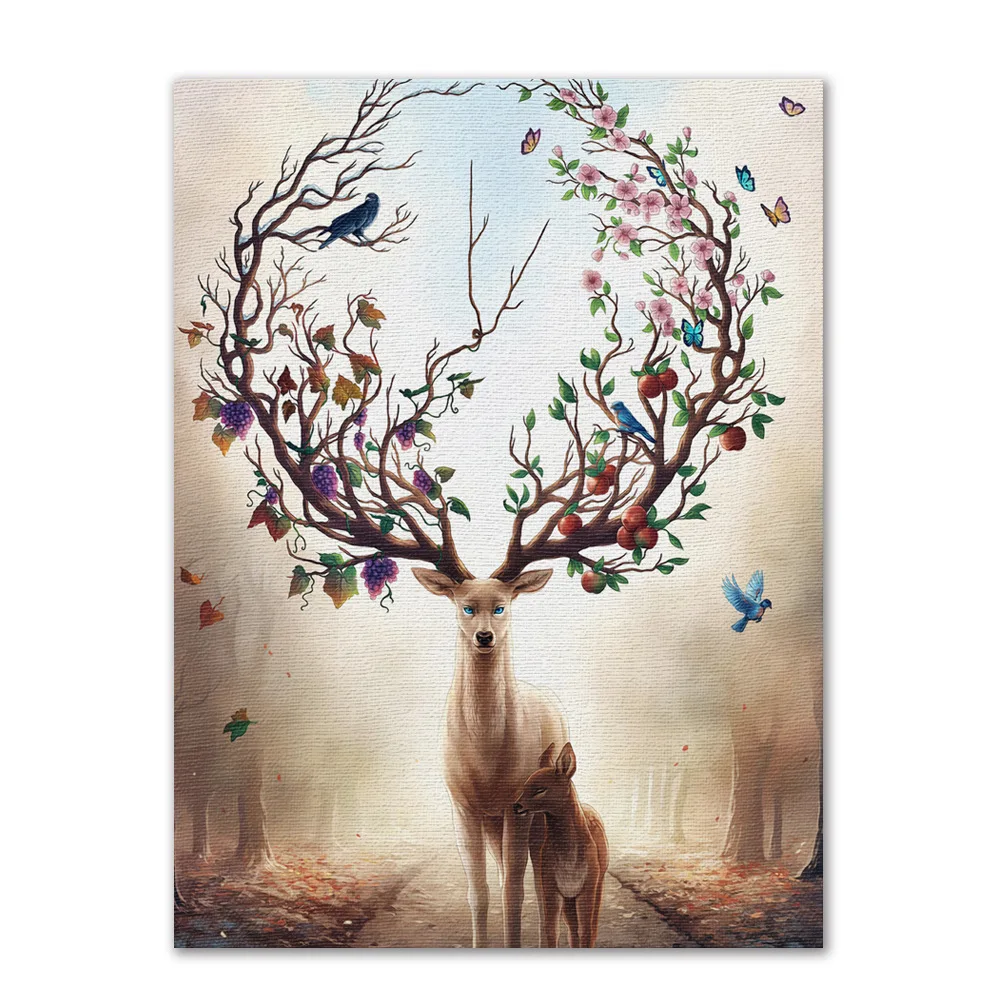 Because of Northern European-Style Modern Cartoon Elk Decoration Painting Living Room Entrance CHILDREN'S Room Bivalent Decorati
Because of Northern European-Style Modern Cartoon Elk Decoration Painting Living Room Entrance CHILDREN'S Room Bivalent Decorati