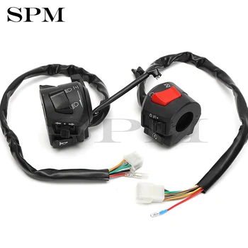 12V Motorcycle 7/8" Handlebar Control Switch Horn Turn Signal Headlight Electric Start Connector Push Button
12V Motorcycle 7/8" Handlebar Control Switch Horn Turn Signal Headlight Electric Start Connector Push Button