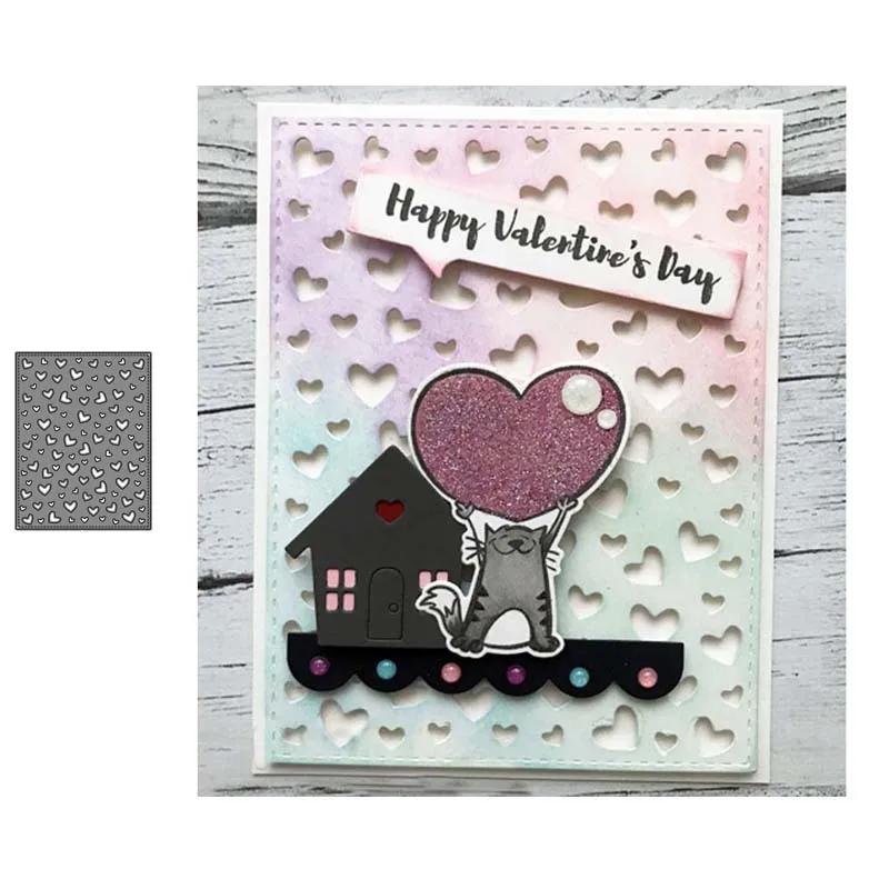Metal cutting dies floating heart panel cut die mold decoration Scrapbook paper craft knife mould blade punch stencils
Metal cutting dies floating heart panel cut die mold decoration Scrapbook paper craft knife mould blade punch stencils