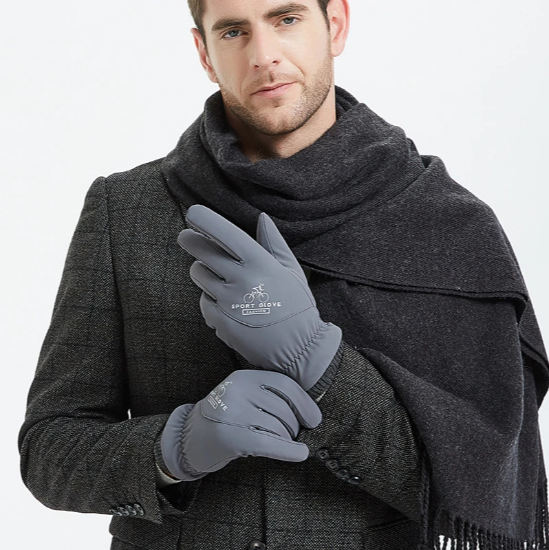 Skin Feel Fabric Warm Gloves Men's Winter Outdoor Sports Plus Velvet Thick Windproof Touch Screen Cycling Gloves
Skin Feel Fabric Warm Gloves Men's Winter Outdoor Sports Plus Velvet Thick Windproof Touch Screen Cycling Gloves