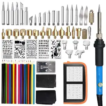 60W Electric soldering iron Carving Pyrography Tool Wood Burning Embossing Soldering Pen set temperature adjustable Carving Tool
60W Electric soldering iron Carving Pyrography Tool Wood Burning Embossing Soldering Pen set temperature adjustable Carving Tool