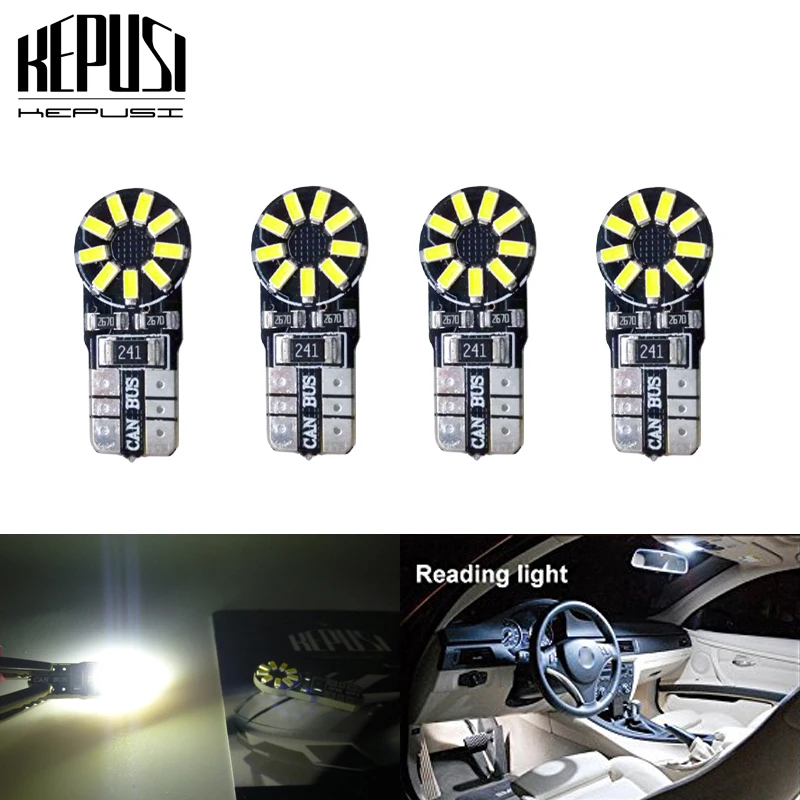 4x T10 W5W CANBUS LED Car Light Interior Light Map Dome Bulb Exterior License Plate DRL Backup Dome Parking Light White 12V
4x T10 W5W CANBUS LED Car Light Interior Light Map Dome Bulb Exterior License Plate DRL Backup Dome Parking Light White 12V