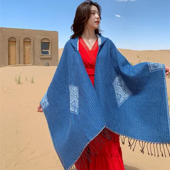 New Turkish Shawl Female Hooded Thickened Warmth Travel Scarf Hooded Cloak , Blanket Scarf Women,37 Styles To Choose Head Scarf
New Turkish Shawl Female Hooded Thickened Warmth Travel Scarf Hooded Cloak , Blanket Scarf Women,37 Styles To Choose Head Scarf