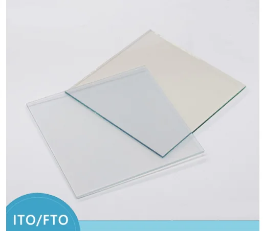 

50x50x1.1mm, less than 17 ohm/sq, Lab Transparent Conductive Glass Fluorine Doped Tin Oxide (ITO) Coated Glass