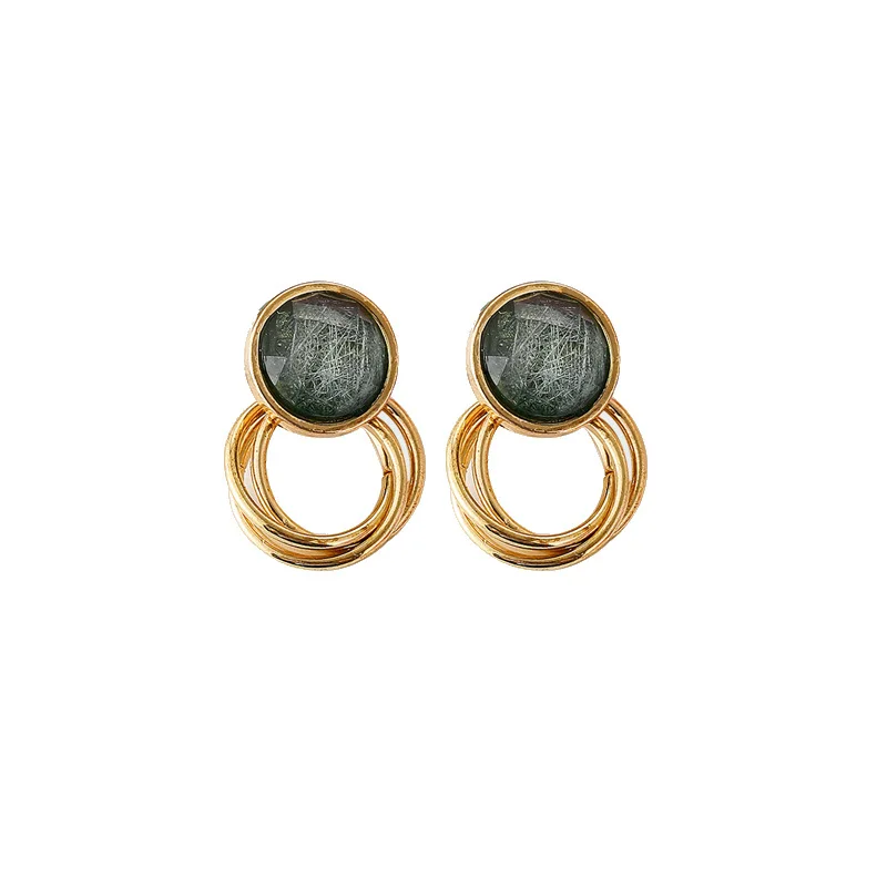Gold Color Multi-layer Round Circle Winding Geometric Round Small Stud Earrings for Women Girl Party Simple Jewelry
Gold Color Multi-layer Round Circle Winding Geometric Round Small Stud Earrings for Women Girl Party Simple Jewelry
