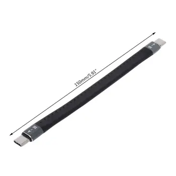 For Thunderbolt 3 Data Cable 10/40Gbps Soft USB-C Charging Cord Line Emark Chip M2EC
For Thunderbolt 3 Data Cable 10/40Gbps Soft USB-C Charging Cord Line Emark Chip M2EC