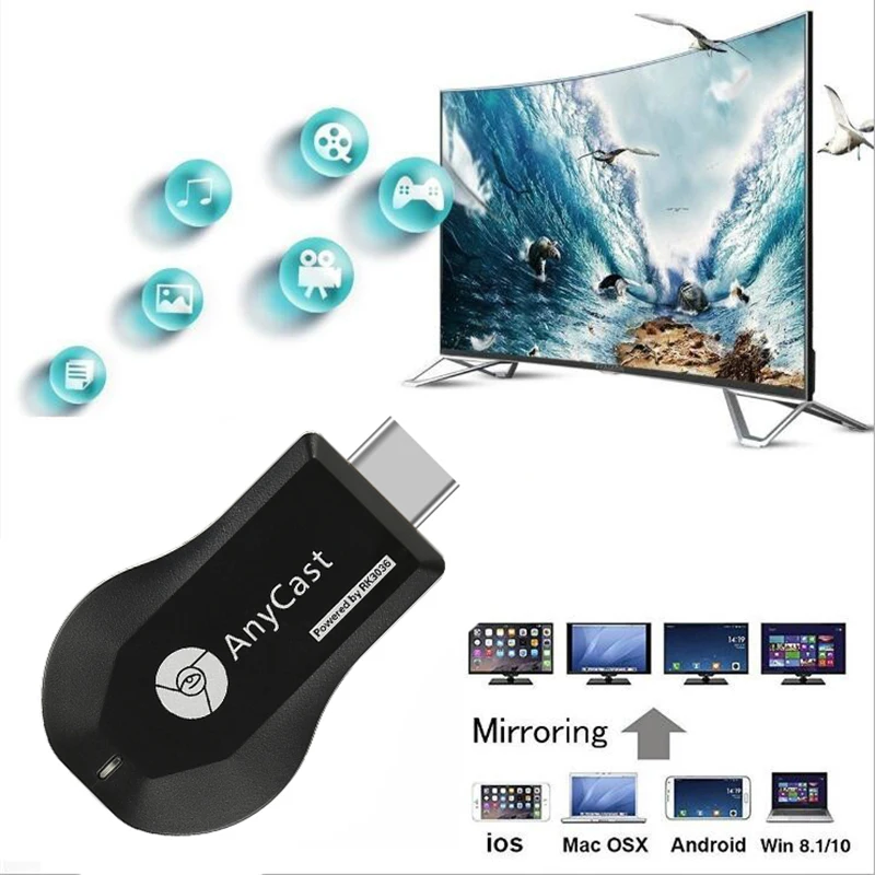 M12Plus HDMI Same Screen WiFi Display Receiver 1080P TV Projection Video Transmission Fits for Netflix Google Youtub Same Screen
M12Plus HDMI Same Screen WiFi Display Receiver 1080P TV Projection Video Transmission Fits for Netflix Google Youtub Same Screen