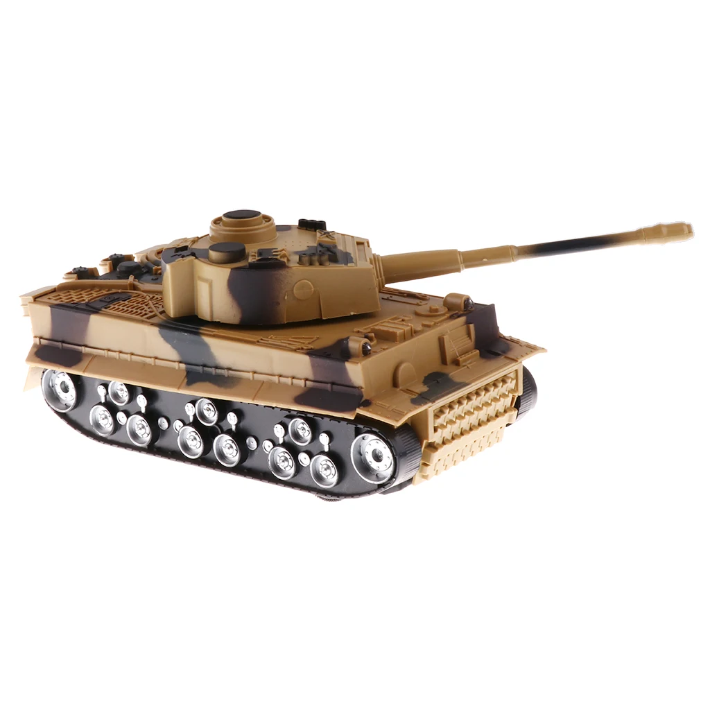 1/32 German Tiger Battle Tank WWII Army Vehicle Model Toy - Camouflage Earth Yellow 1/32 German Tiger Battle Tank WWII Army Vehicle Model Toy - Camouflage Earth Yellow