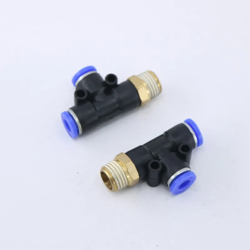 PB pneumatic quick insertion type T three way straight thread fittings Thread Tee PB Series
PB pneumatic quick insertion type T three way straight thread fittings Thread Tee PB Series