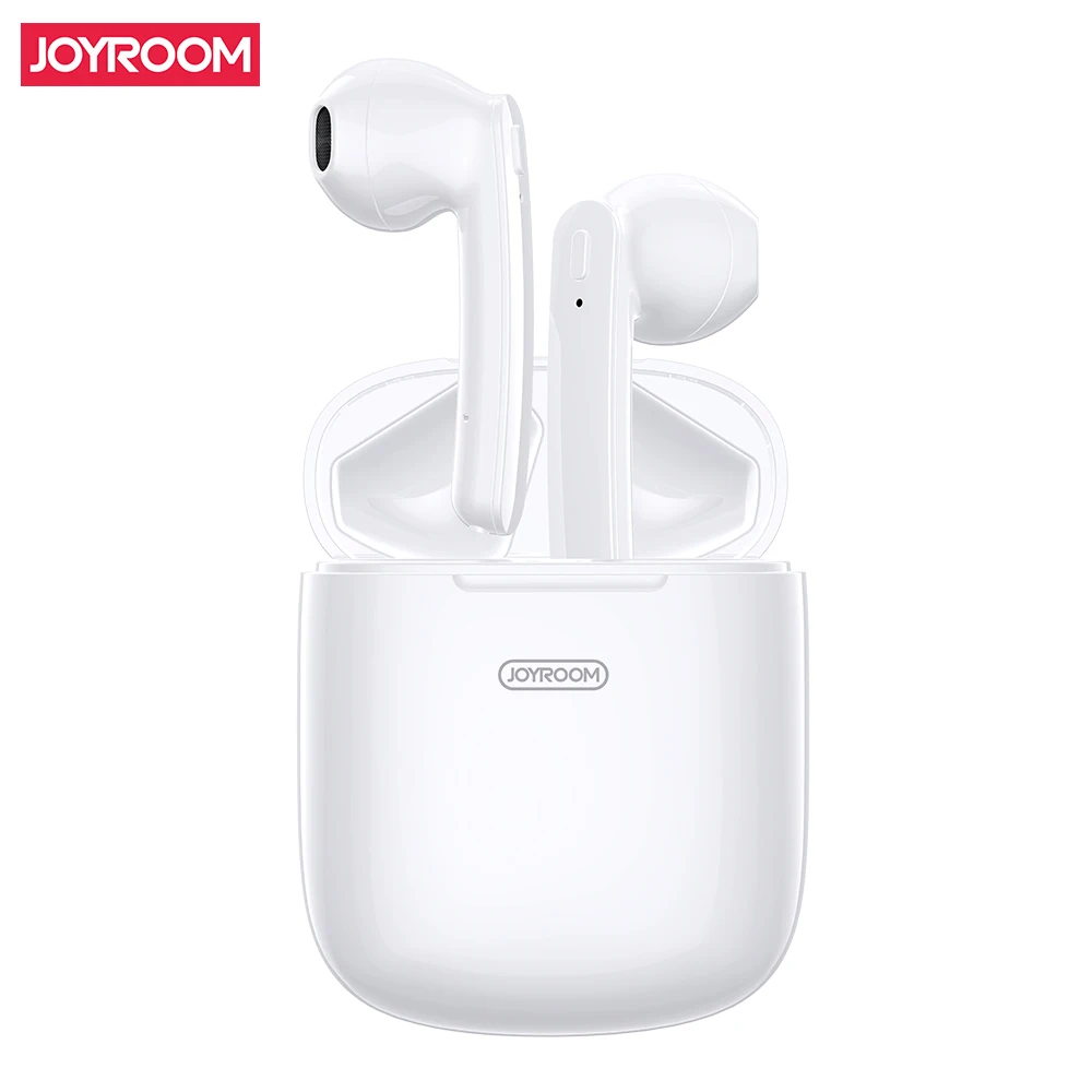 

Joyroom TWS Bluetooth 5.0 Earphone Wireless Stereo Headset Noise Reduction Hifi Earbuds Mic 500mA Charging Box For Android Ios.