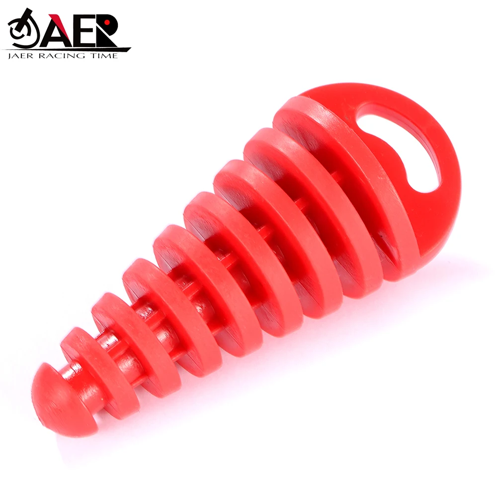 

Motocross Exhaust Pipe Motorcycle Tailpipe PVC Air-bleeder Plug Exhaust Silencer Muffler Wash Plug Pipe Protector for Honda