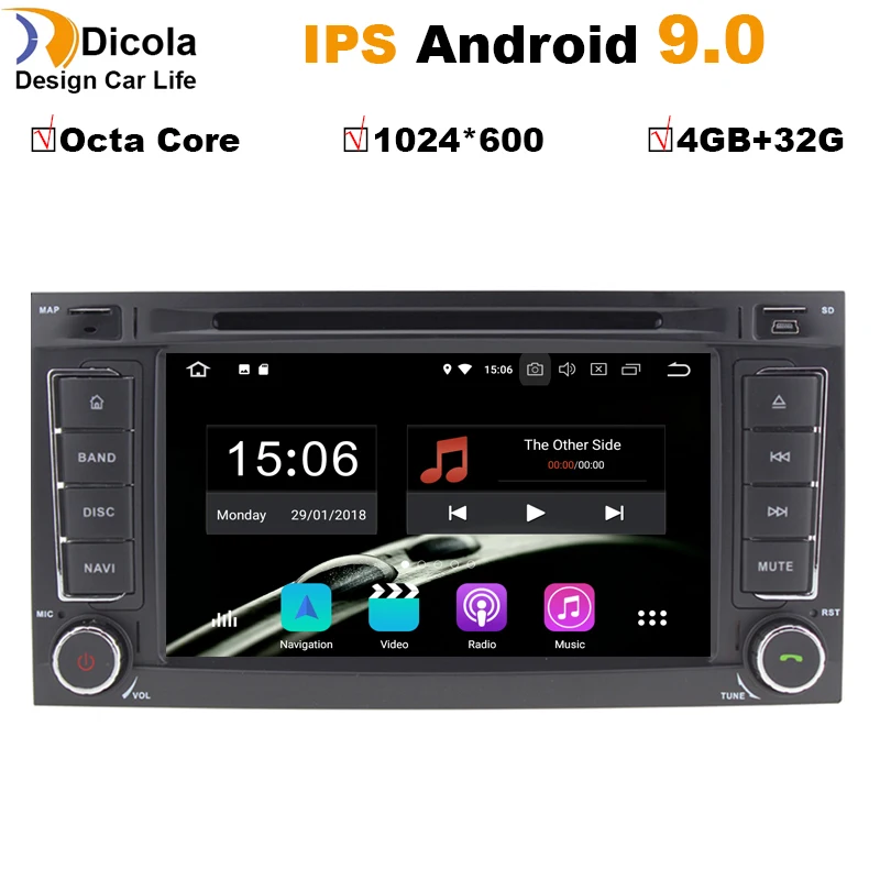 Android 9 2din Car dvd radio Multimedia player For VW Touareg Multivan T5 (2004-2011) GPS Navigagion SWC Canbus BT WIFI RDS T5
Android 9 2din Car dvd radio Multimedia player For VW Touareg Multivan T5 (2004-2011) GPS Navigagion SWC Canbus BT WIFI RDS T5