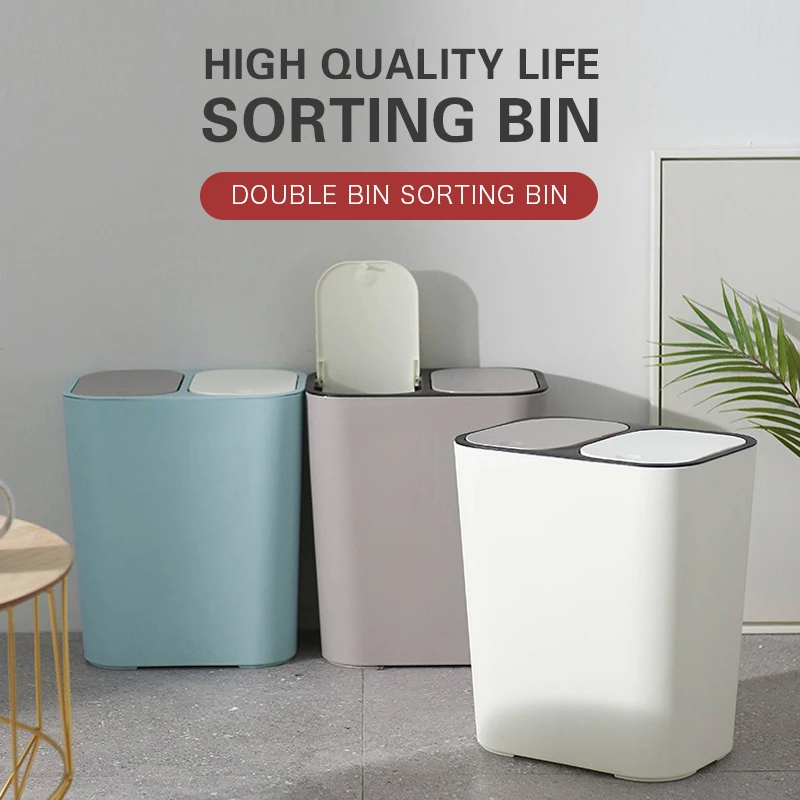 Dry-wet Garbage Classification Trash Buckets press type With Cover Office Paper Baskets Household Living Room Kitchen Dustbin
Dry-wet Garbage Classification Trash Buckets press type With Cover Office Paper Baskets Household Living Room Kitchen Dustbin