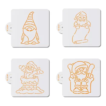 1pc Santa Claus Cookies Stencil Coffee Stencils For Christmas Plastic Cake Stencil Template Cake Decorating Tool Bakeware
1pc Santa Claus Cookies Stencil Coffee Stencils For Christmas Plastic Cake Stencil Template Cake Decorating Tool Bakeware