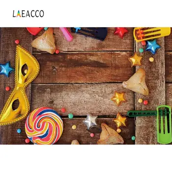 Laeacco Old Dark Wooden Board Happy Purim Mask Party Oznei Haman Candy Baby Photography Background Photo Backdrop Photo Studio 
Laeacco Old Dark Wooden Board Happy Purim Mask Party Oznei Haman Candy Baby Photography Background Photo Backdrop Photo Studio