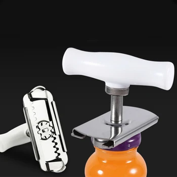

Glass Can Opener Labor-saving Capping Artifact Bottle Opener Tool Open Screw Capper Wine Opener Kitchen Gadget
