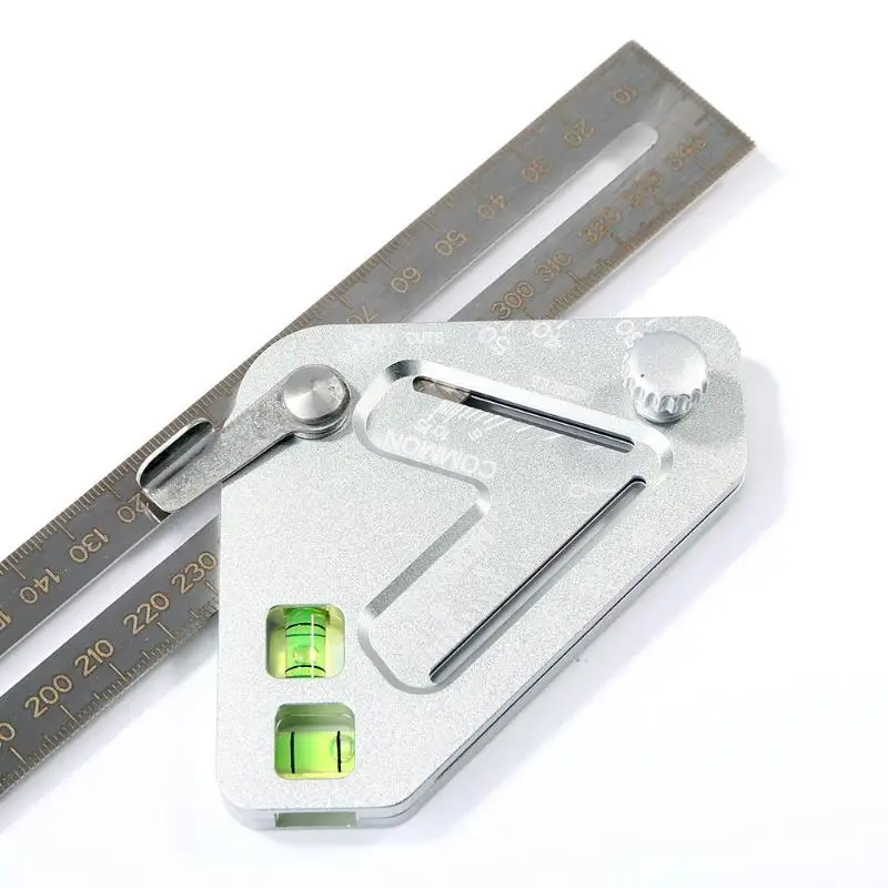 350mm Combination Square Ruler Multi-function Angle Ruler Triangle Woodworking Measuring Ruler for Engineers 350*70*20mm
350mm Combination Square Ruler Multi-function Angle Ruler Triangle Woodworking Measuring Ruler for Engineers 350*70*20mm