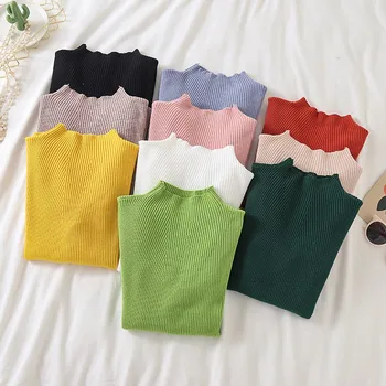 Women Autumn Korean Knitted Sweaters Half-High Collar Korean Slim Fit Basic Comfortable And Breathable Simple And Stylish
Women Autumn Korean Knitted Sweaters Half-High Collar Korean Slim Fit Basic Comfortable And Breathable Simple And Stylish