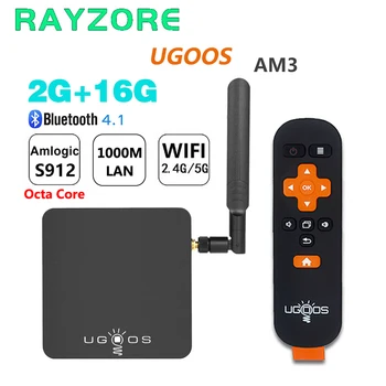 

UGOOS AM3 Amlogic S912 Octa Core Smart Android 7.1 TV Box 2GB RAM 16GB ROM 2.4G/5G WiFi 1000M LAN Bluetooth 4K HD Media Player