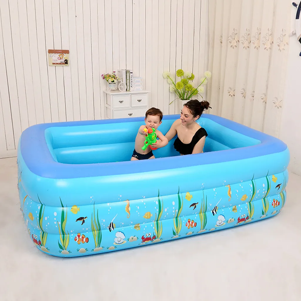 High Quality Children Bathing Tub Baby Home Use Paddling Pool Large Size Inflatable Square Swimming Pool Kids Inflatable Pool
High Quality Children Bathing Tub Baby Home Use Paddling Pool Large Size Inflatable Square Swimming Pool Kids Inflatable Pool
