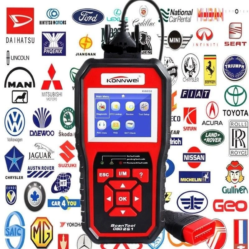 Car Auto Diagnostic Scanner Tool KW850 OBD II Automotive Car Code Reader Check Engine
Car Auto Diagnostic Scanner Tool KW850 OBD II Automotive Car Code Reader Check Engine