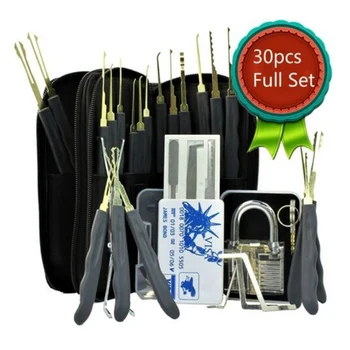 30pcs Unlocking Tool Set Transparent Padlock Practice Exercise Tool Set Padlock Tool Transparent Lock Unlock Combination
30pcs Unlocking Tool Set Transparent Padlock Practice Exercise Tool Set Padlock Tool Transparent Lock Unlock Combination