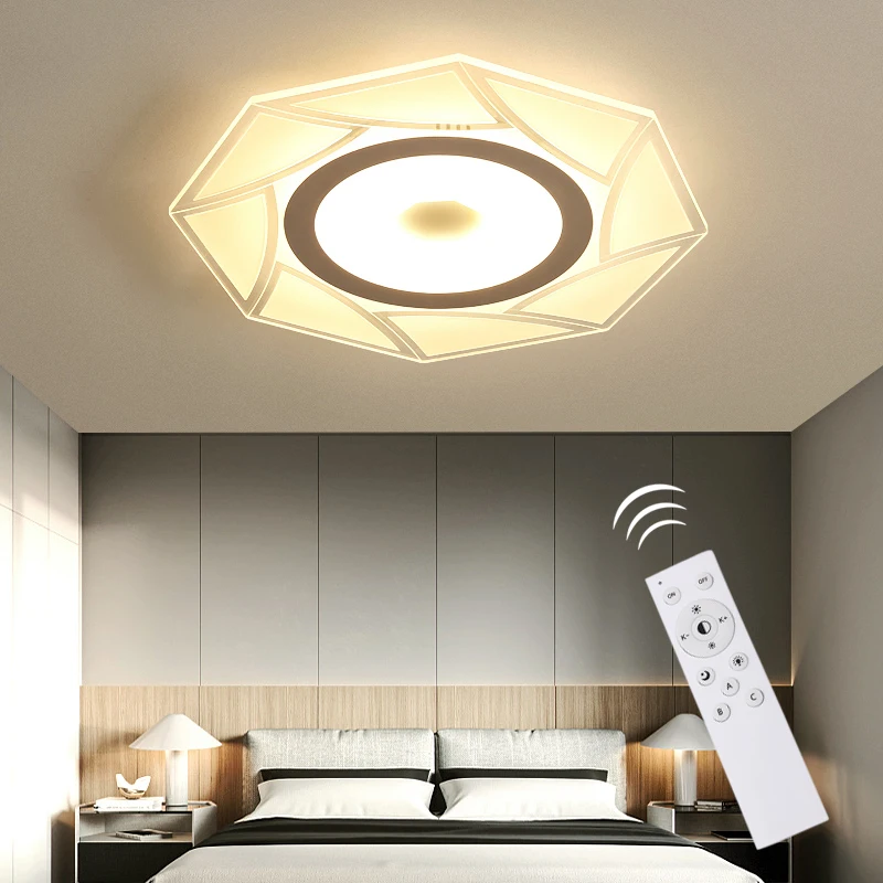 Modern LED Ceiling Light Large Bedroom Ceiling Lamps Lighting Fixtures Ultrathin Remote Control adjustale Lights For Living Room
Modern LED Ceiling Light Large Bedroom Ceiling Lamps Lighting Fixtures Ultrathin Remote Control adjustale Lights For Living Room