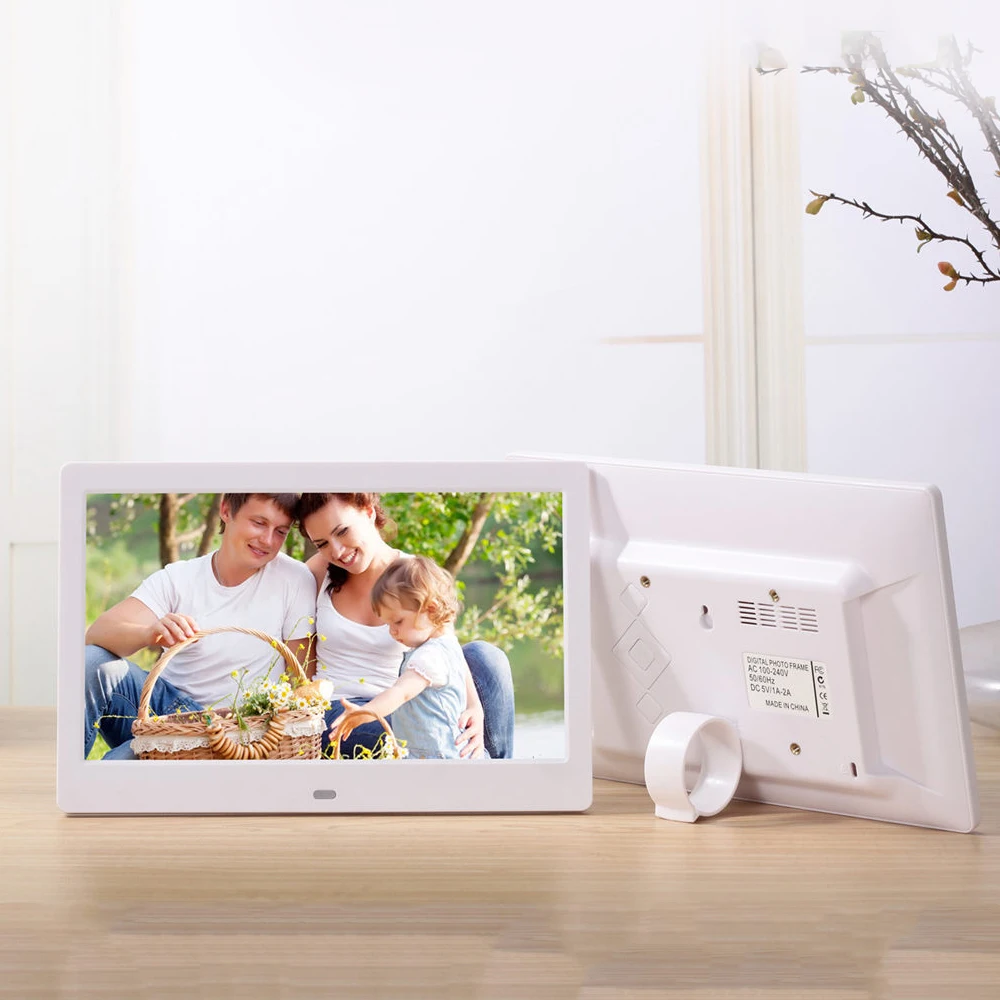 10" LEDs Digital Photo Frame Album Display Image MP4 MP3 Audio with Infrared Remote Control Touch Key Support Auto Mixed Play |