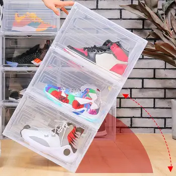 1Pc Clear Magnetic Stackable Dustproof Polypropylene Shoes Storage Container Display Box Organizer Коробка для обуви
1Pc Clear Magnetic Stackable Dustproof Polypropylene Shoes Storage Container Display Box Organizer Коробка для обуви