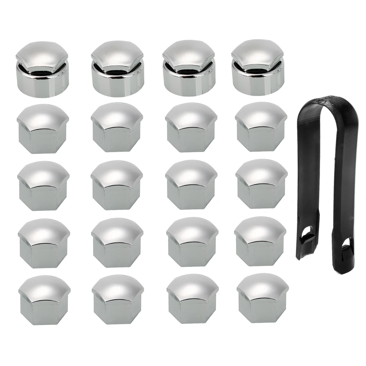 20pcs/set 17mm Standard Wheel Nut Bolt Cover Anti-rust Cap Hexagon Protective Nut Cap with Removal Tool
20pcs/set 17mm Standard Wheel Nut Bolt Cover Anti-rust Cap Hexagon Protective Nut Cap with Removal Tool