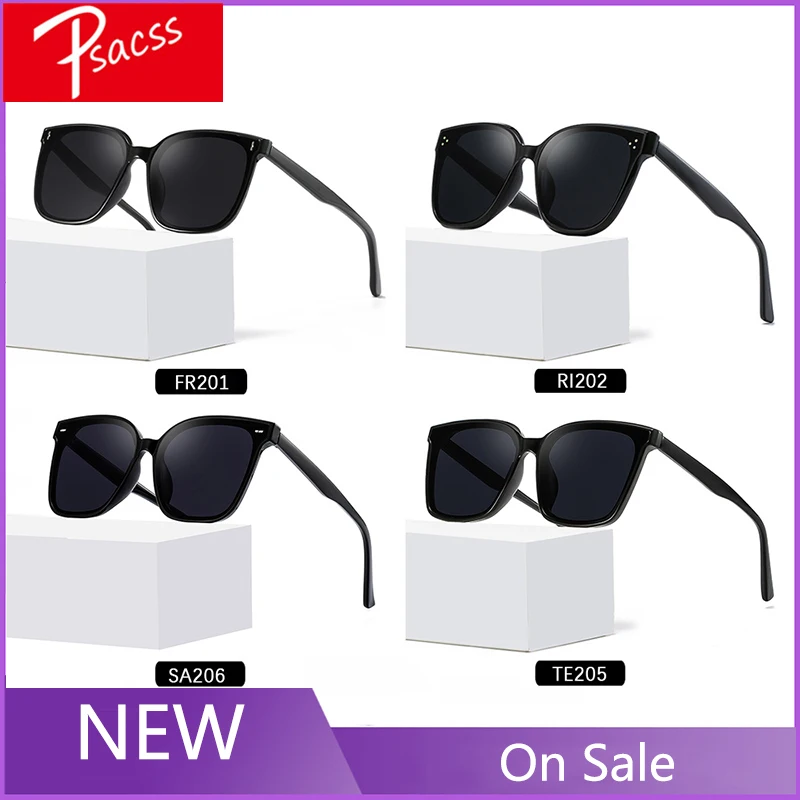 

Psacss 2022 Polarized/Unpolarized Sunglasses Women/Men Vintage Luxury Brand Designer Fashion Sun Glasses Women's Oculos De Sol