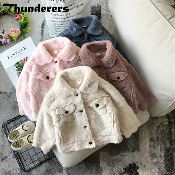 Thunderers Autumn Winter Kids Jacket For Girl Boy Lapel Long Sleeve Children Outerwear Pocket Cotton Warm Kids Clothes Outfits 
Thunderers Autumn Winter Kids Jacket For Girl Boy Lapel Long Sleeve Children Outerwear Pocket Cotton Warm Kids Clothes Outfits