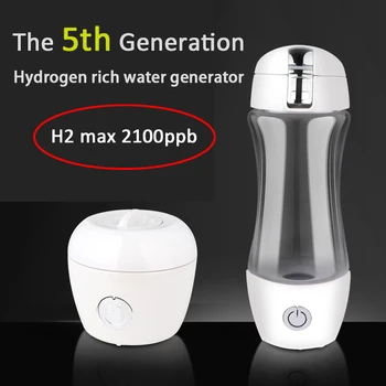 NEW SPE PEM Membrane Hydrogen Water Generator Hydrogen Ionizer Bottle Drainhole 350ml Super ORP
NEW SPE PEM Membrane Hydrogen Water Generator Hydrogen Ionizer Bottle Drainhole 350ml Super ORP