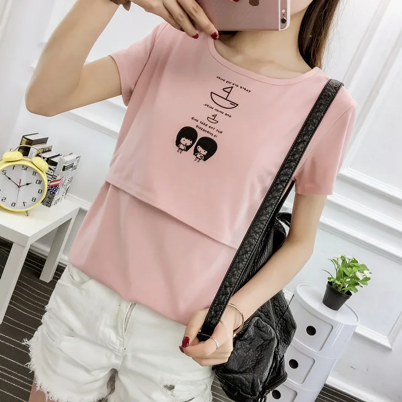 Maternity Clothes 2019 Summer New Style Korean-style Fashion Slim Fit Slimming Nursing T-shirt Feeding Tops
Maternity Clothes 2019 Summer New Style Korean-style Fashion Slim Fit Slimming Nursing T-shirt Feeding Tops
