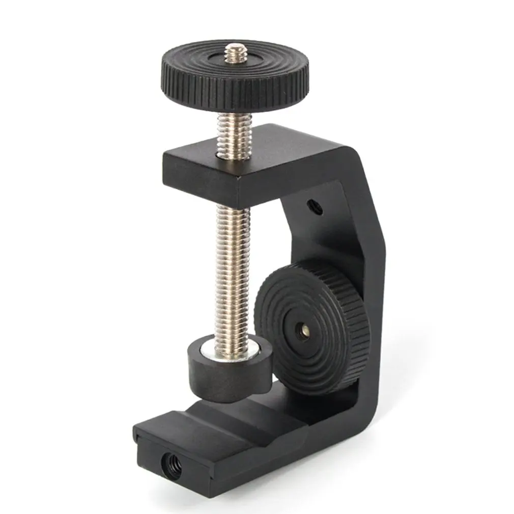 Desktop Universal Multifunction C-style Camera Screw clamp + 360 Degree Mini Ball Head 1/4" Screw Flash Speedlite
Desktop Universal Multifunction C-style Camera Screw clamp + 360 Degree Mini Ball Head 1/4" Screw Flash Speedlite