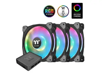 Tt(Thermaltake)Riing Duo 14 LED RGB chassis fan (14cm/16.8 million colors/ light synchronization/LED light guide/voice control)
Tt(Thermaltake)Riing Duo 14 LED RGB chassis fan (14cm/16.8 million colors/ light synchronization/LED light guide/voice control)