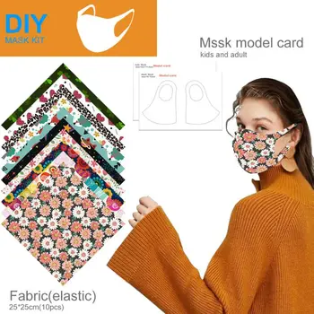 10Pcs 25x25cm Elastic Printed Cloth Dustproof Mouth Mask DIY Material Patchwork Needlework Handmade Sewing Supplies
10Pcs 25x25cm Elastic Printed Cloth Dustproof Mouth Mask DIY Material Patchwork Needlework Handmade Sewing Supplies
