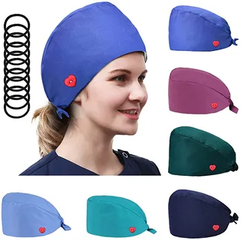 Surgical Cap Medical Caps Beauty Salon Work Hats Nursing Ground Cap Tieback Straps Sweatband Adjustable Dental Clinic Hats
Surgical Cap Medical Caps Beauty Salon Work Hats Nursing Ground Cap Tieback Straps Sweatband Adjustable Dental Clinic Hats