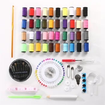 128 Pcs/Set Sewing Box Kit Sewing Thread Stitches Knitting Needles Tools Cloth Buttons Craft Scissor Home Organizer Sewing Kit
128 Pcs/Set Sewing Box Kit Sewing Thread Stitches Knitting Needles Tools Cloth Buttons Craft Scissor Home Organizer Sewing Kit