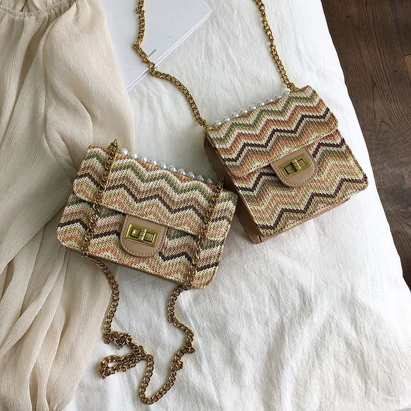 Straw Bag Women's 2019 New Style Western Style GIRL'S Chain Crossbody Bag Fairy Versatile Weaving Square Sling Bag
Straw Bag Women's 2019 New Style Western Style GIRL'S Chain Crossbody Bag Fairy Versatile Weaving Square Sling Bag