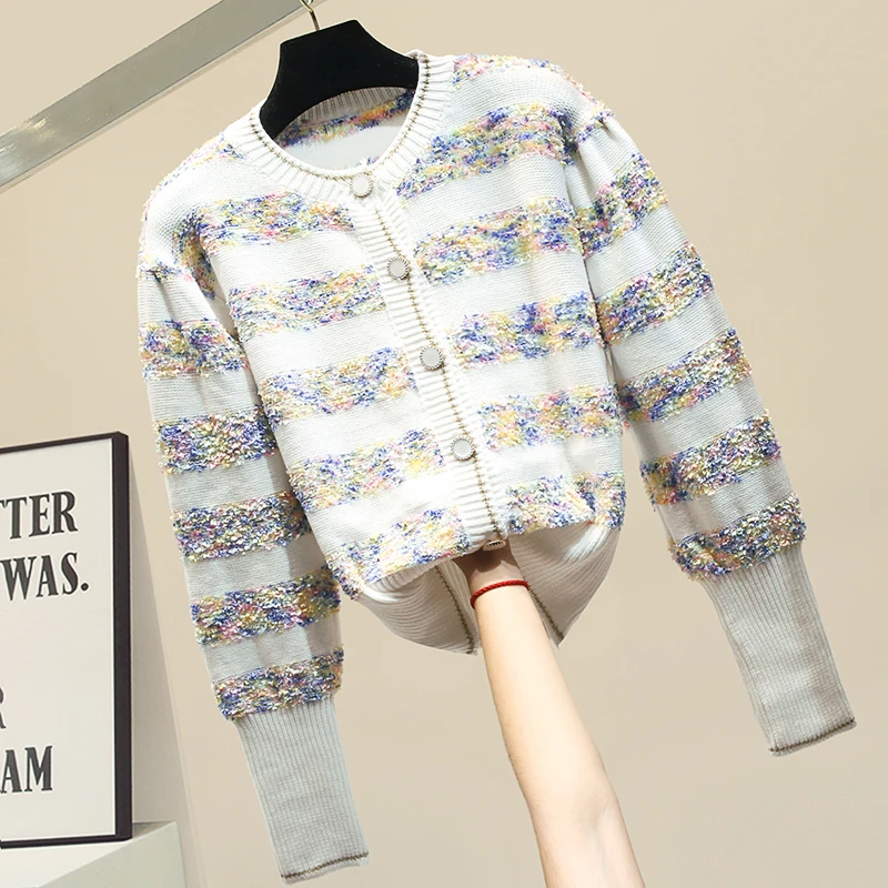 Thick Short Sweater Knitted Cardigan Woman 2020 Spring New Sweater Cardigan Loose Outer Wear Round-Neck Coat Knitwear Top
Thick Short Sweater Knitted Cardigan Woman 2020 Spring New Sweater Cardigan Loose Outer Wear Round-Neck Coat Knitwear Top