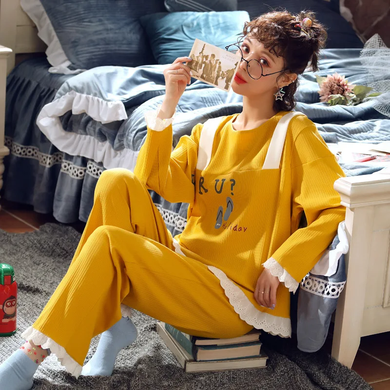 3504 # Autumn Pajamas WOMEN'S Suit Tracksuit Knitted Sunken Stripe 6535 M -Xxl
3504 # Autumn Pajamas WOMEN'S Suit Tracksuit Knitted Sunken Stripe 6535 M -Xxl