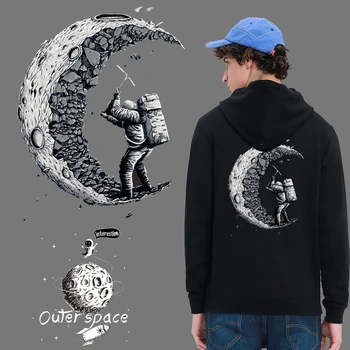 Iron on Transfer Astronaut Patch Moon Applique Heat Transfer Vinyl Space Patches Stickers Kids Stripes on Clothes Thermal Press
Iron on Transfer Astronaut Patch Moon Applique Heat Transfer Vinyl Space Patches Stickers Kids Stripes on Clothes Thermal Press