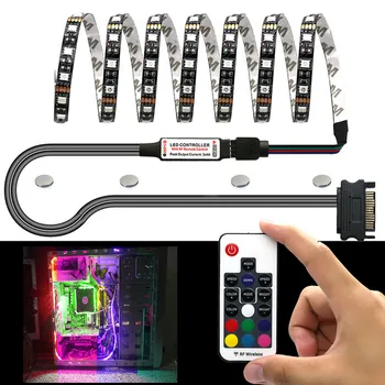 Elisona 0.5m RGB LED Light Strip for Computer Case Lighting Decoration Kit w\\\/ Magnet Wireless Remote Controller SATA Power
Elisona 0.5m RGB LED Light Strip for Computer Case Lighting Decoration Kit w\\\/ Magnet Wireless Remote Controller SATA Power