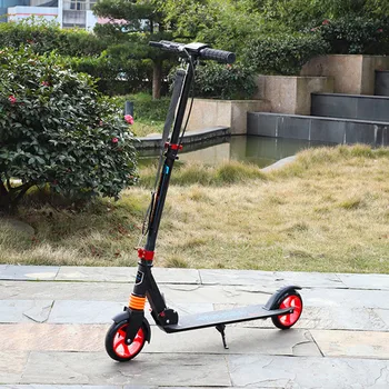 Sports Electric Folding Scooter With Adjustable Hand Brake Handlebar Damping Convenient 250W for Adult Without Light
Sports Electric Folding Scooter With Adjustable Hand Brake Handlebar Damping Convenient 250W for Adult Without Light