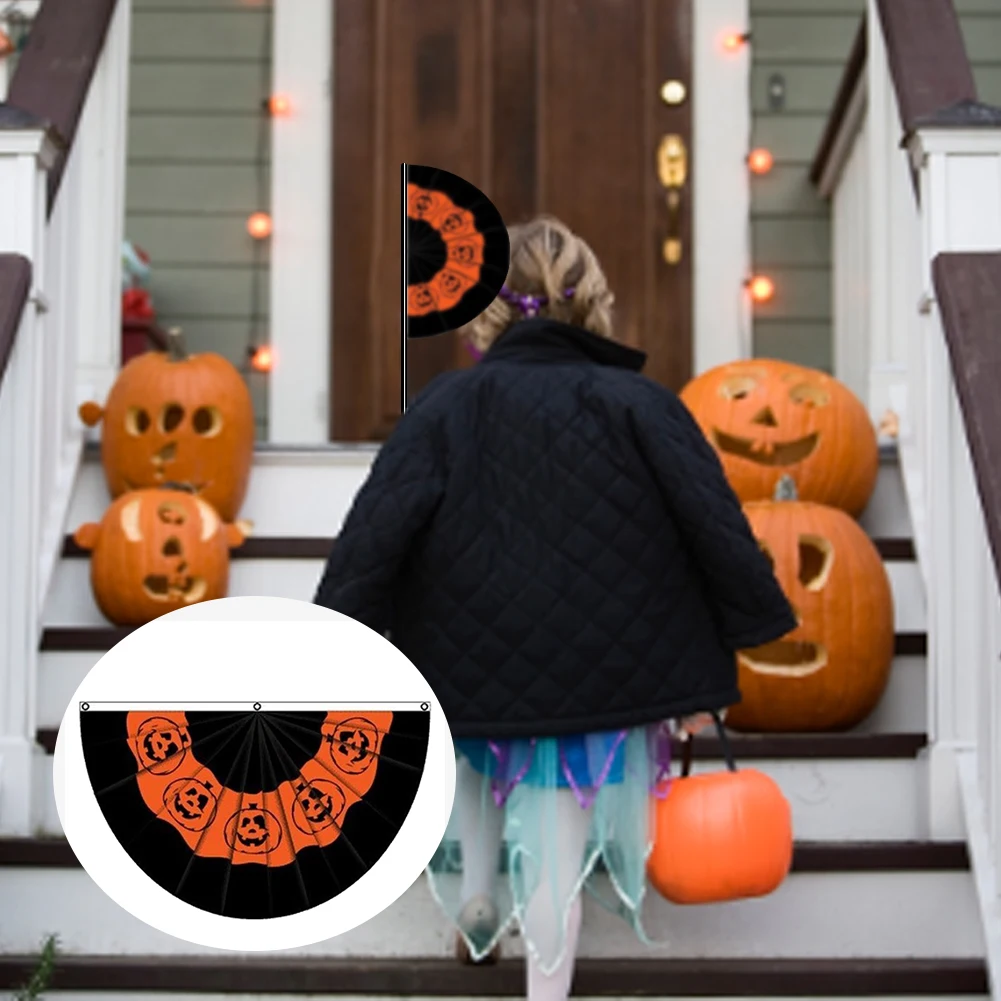 Horror Haunted Hanging Festival Bunting Pumpkin Printed Halloween Party Easy Install Decoration Flag Wall Outdoor Removable
Horror Haunted Hanging Festival Bunting Pumpkin Printed Halloween Party Easy Install Decoration Flag Wall Outdoor Removable