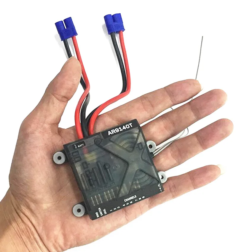Spektrum AR9140T 9-channel drone receiver with built-in telemetry regulator system RC fixed-wing drone / helicopter parts
Spektrum AR9140T 9-channel drone receiver with built-in telemetry regulator system RC fixed-wing drone / helicopter parts