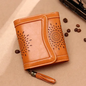 New Style Fashion Hollow Three Fold Women's Short Wallet Womens Wallets and Purses Mini Wallet 
New Style Fashion Hollow Three Fold Women's Short Wallet Womens Wallets and Purses Mini Wallet
