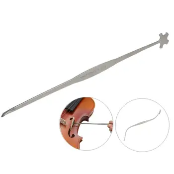 Flexible Metal Violin Sound Post Setter Violin Column Hook Luthier Gauge Install Tool Stringed Instruments
Flexible Metal Violin Sound Post Setter Violin Column Hook Luthier Gauge Install Tool Stringed Instruments